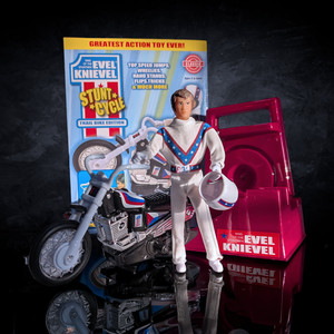 The Original 1970's Evel Knievel Stunt Cycle Upgraded And Advanced NEW