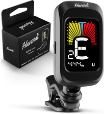 Clip-On Guitar Tuner   for Guitar, Bass, Violin  Ukulele   Fast  Accurate Pie