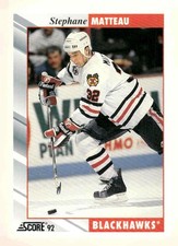 1992-93 Score #543 Stephane Matteau