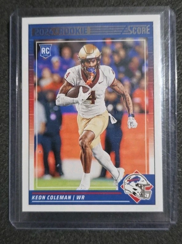2024 Score - Rookies Keon Coleman #337 Green (RC) Seminoles Bills Rookies FSU