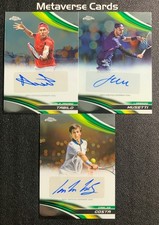 2025 Topps Chrome Tennis Alejandro Tabilo Carlos Costa Auto Lot*3