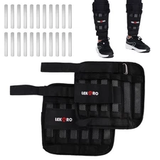 Adjustable Ankle Weights, Leg Wrist Weights, Removable Leg Weights for Men Wo...