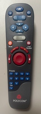 POLYCOM SWP-2838WS-POL Remote Control For iPower 9000 Videoconference System