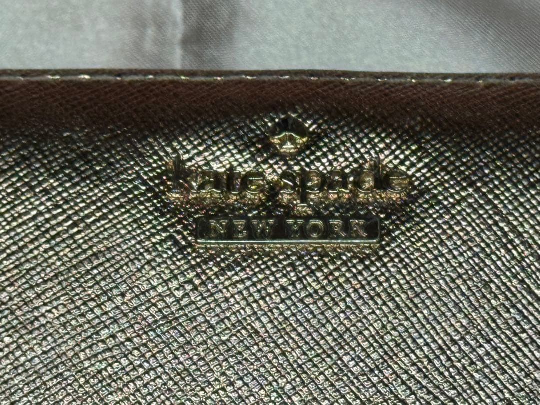 kate spade new york Cameron Street Lacey Wallet Rose Gold Leather Used thumbnail 8