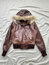 Vintage Leather Jacket Women s Size M