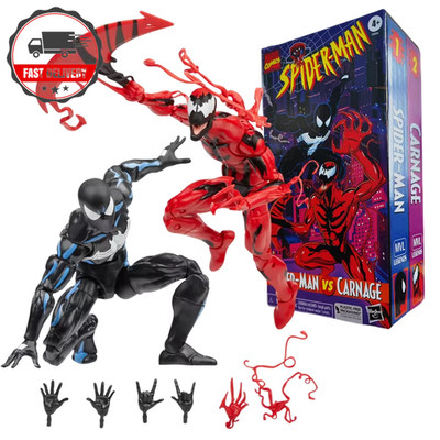 Marvel Legends Retro Series Symbiote Spider-Man vs Carnage 6'' Actionfigur KO