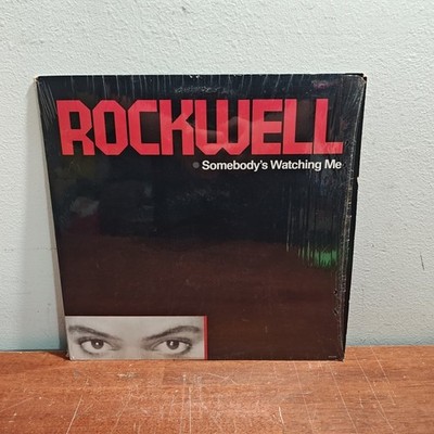 Rockwell Somebody s Watching Me LP 1984 Motown Vinyl LP NM Album Shrink
