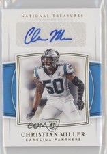 2019 National Treasures Rookie Signatures Gold /49 Christian Miller Auto 16wc