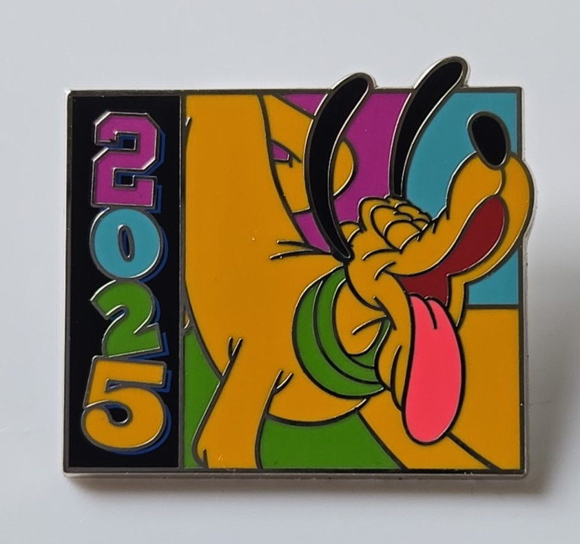 2025 Disney Dated Smiling Pluto Starter Lanyard Pin