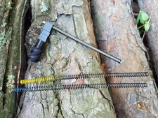 Ruger 10/22 spiral XTRA-GRIP charging handle MATTE BLACK + progressive springs!!