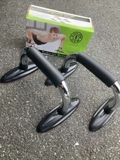 Gold’s Gym Set of 2 Workout Exercise Black Push Up Hand Bars (NEW IN BOX)