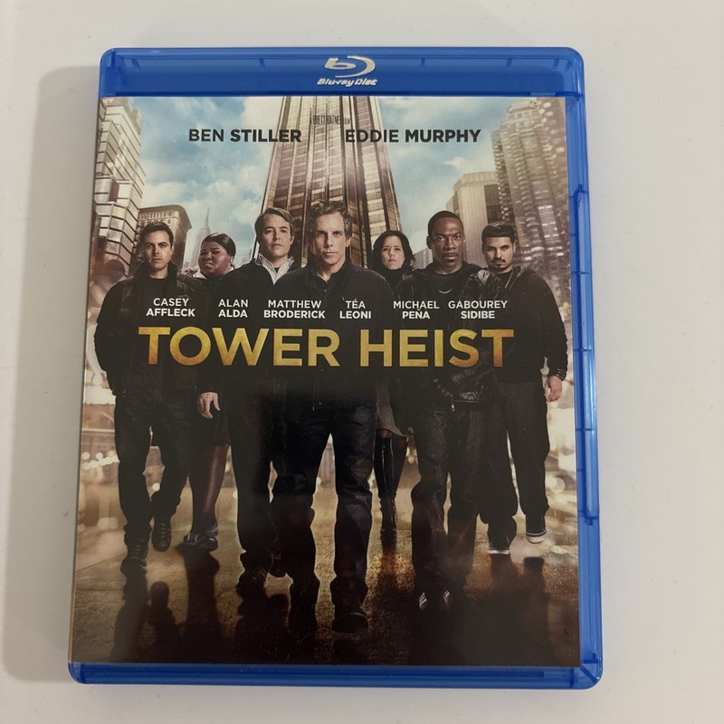 Tower Heist Blu Ray - Ben Stiller, Eddie Murphy, Tea Leoni, Michael Pena 