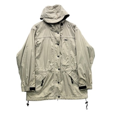 REI Vintage Parka Jacket Womens 8 Tan Long Sleeve Hooded Outdoor Utility