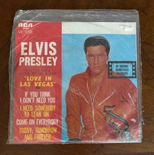 ELVIS PRESLEY - LOVE IN LAS VEGAS sealed AUSTRALIA EP 20626