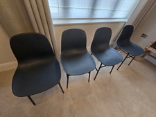 Normann Copenhagen Dining Chairs (4) Blue
