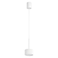 Pendelleuchte Aluminium Weiß GX53 Wohnzimmer Rund Ø 10 Cm HäNgelampe Esstisch