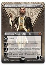 Ral Zarek, Guest Lecturer (Borderless) #282 NM Secrets of Strixhaven Magic MTG