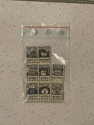 Lego One Piece Wanted Poster alle 8 Poster komplett und NEU all tiles 