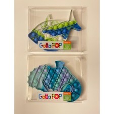 Set of 2 New Gotta Pop Toys Seahorse Shark
