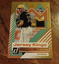 2025 Panini Donruss Baseball Paul Skenes Jersey Kings 3 Color Patch Gold 03/10