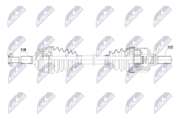 Nty Antriebswelle NPW-PE-134 FüR Peugeot-image
