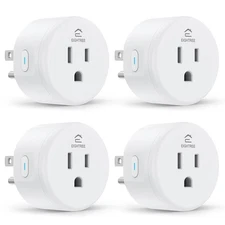 EIGHTREE Smart Plug WiFi Outlet 4 Pack Works with Alexa Google Home