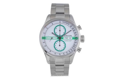 Union Glashütte Viro Chronograph Stahl Automatik Ref D011.414.16.010.09 Limited