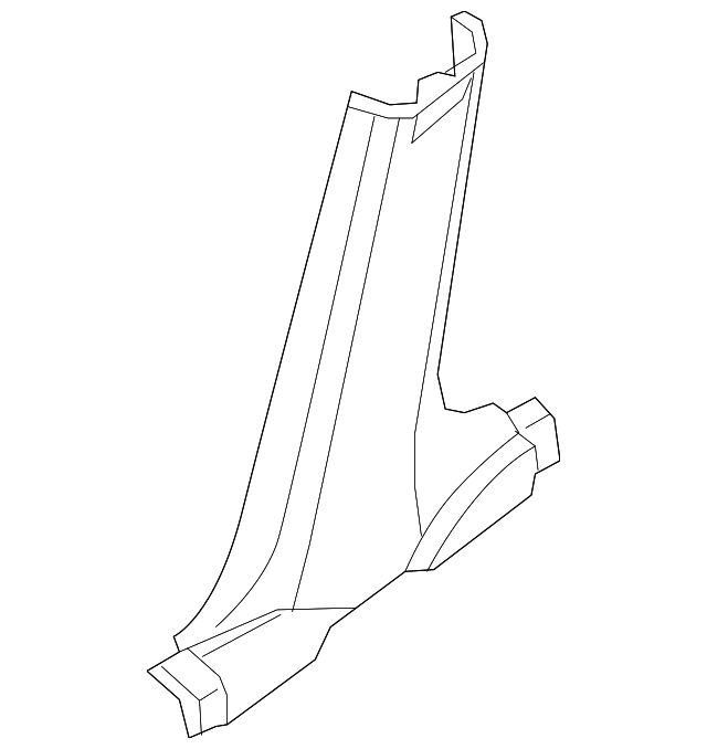 Genuine Nissan Lower Center Pillar Trim 76916-3TA0A