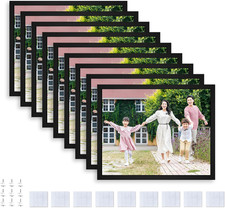 Piastrelle per foto 8x10 | Piastrelle miste cornici per foto bastone su parete | Piastrelle per foto sbucciare a