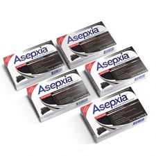 Asepxia Cleansing Bar Charcoal, 4 Ounce, 5 Count