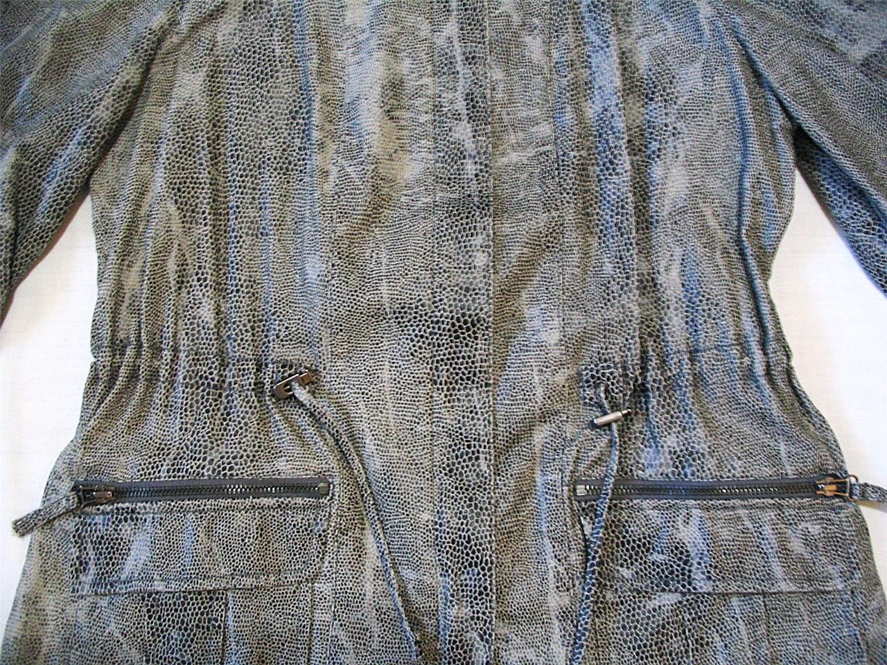 CHICO'S ~ BEIGE~GRAY~BLACK ABSTRACT PATTERN ~ CIN… - image 4