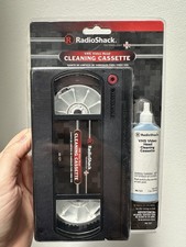 Radio Shack VHS Video Head Cleaning Cassette Solution Tape 44-121 NEW SEALED