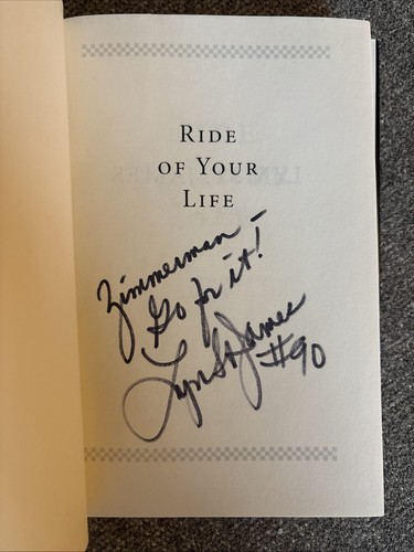 Lyn St. James Signed Book