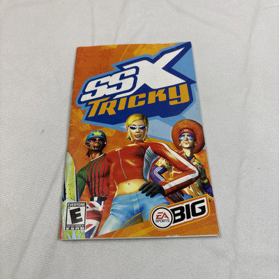 PS2 PlayStation SSX Tricky EA Big Instruction Manual Only