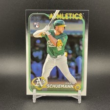 Max Schuemann 2024 Topps Update Series Baseball #US220 Athletics