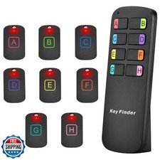Key Finder Locator,Wireless RF Item Locator with Letters Key Tracker with 85D