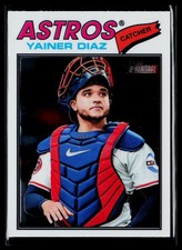 2026 Topps Heritage #219 Yainer Diaz Chrome