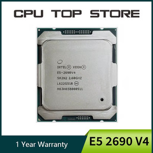 Processore CPU Intel Xeon E5 2690 V4 2,6 Ghz 14-Core 135W 14 Nm LGA 2011-3 usato