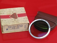 Rolleiflex Bay III light green filter with case/BOX, NICE US SELLER "LQQK"