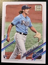 2021 Topps Update Series Baseball Brent Honeywell Jr Rookie US246 Tampa Bay Rays