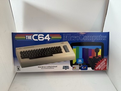 The C64 MAXI RETRO MICRO Computer CONSOLE Commodore 64 & Joystick