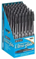 CRISTAL BALLPOINT PURPLE PENS– BIRO MEDIUM 1MM ULTRA GLIDE SMOOTH, SCHOOL OFFICE