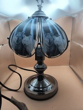 Vintage OK Lighting Wolf  3 Way Touch Lamp 23" 