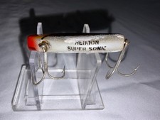 Leurre De Pêche Vintage Heddon Super Sonic - Fabriqué Aux USA - Rouge (lot #12998)