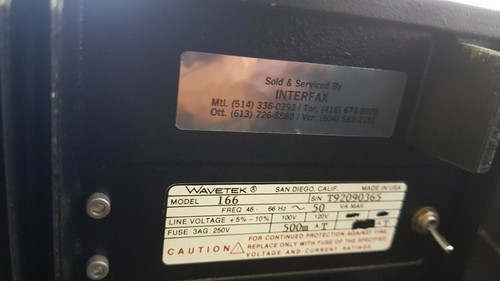 Wavetek 50MHz Pulse/Function Generator Model 166 - Picture 6 of 7