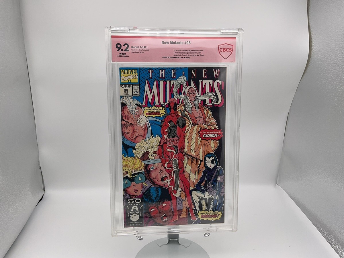 The New Mutants 98 CBCS 9.2 Signed Fabian Nicieza 1991 | eBay