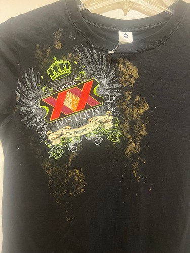 DOS EQUIS T-shirt donna con licenza ufficiale colore nero - Nuovissima - Foto 3 di 6