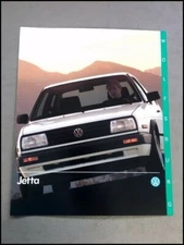 1990 VW Volkswagen Jetta Wolfsburg Edition Original Car Sales Brochure Folder