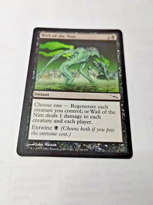 MTG Wail of the Nim Mirrodin 81/306 Regular Common - Some Wear on