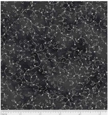 Winter Black Vines- P & B Textiles Sold By the Yard
